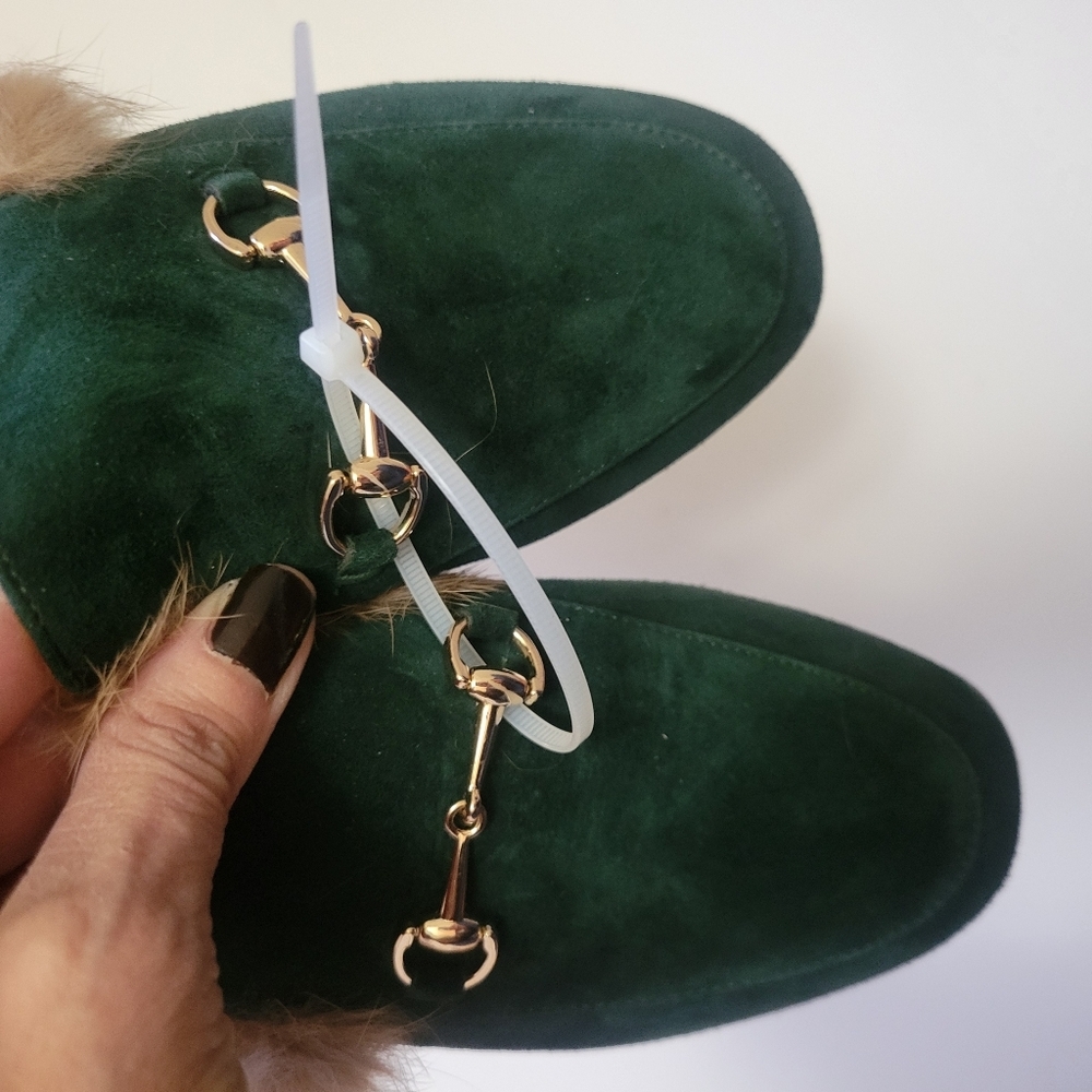Minimilist Quiet Luxury Mule‎ Loafers with Fur Lining & Horsebit detail. NWOT - Picture 5 of 5